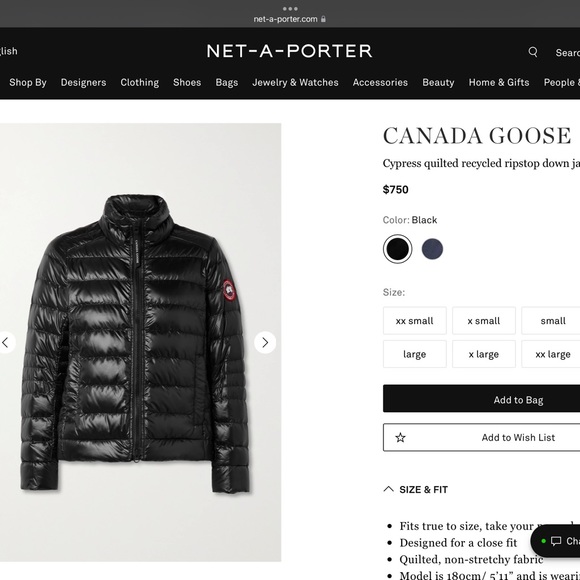 Canada Goose Jackets & Blazers - Cypress quilted recycled rip stop down jacket $750